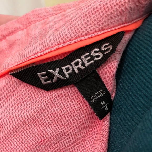 Peach Express Button Down - Picture 4 of 4